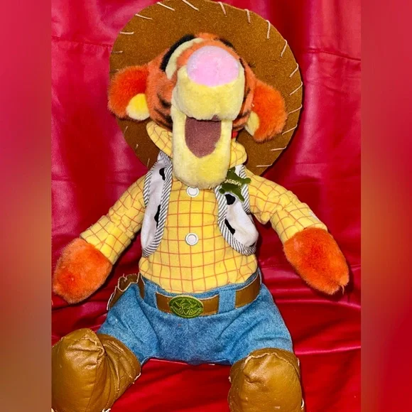 Disney Store Cowboy Tigger Plush. 12” - Picture 2 of 9